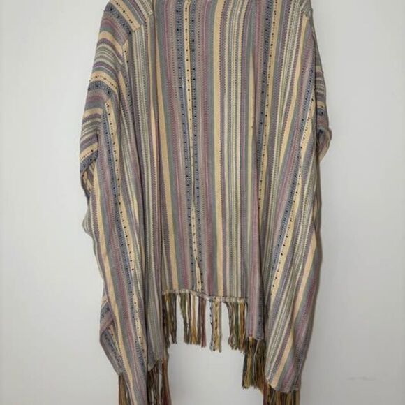 Unbranded Sweaters - altard state Striped Multi-color Boho Kimono Cardigan M